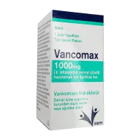 Фото Ванкомицин Турция! Ванкомакс 1000 мг (1г) порошок лиофил. для приг. р-ра для в/в инъекц. №1