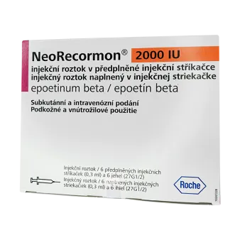 Рекормон (в Европе название НеоРекормон) Эритропоэтин раствор для инъекций 2000МЕ 0,3мл №6