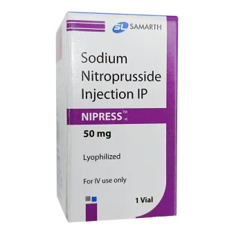 Нитропруссид (Нанипрус аналог) NIpress 50мг лиофилизат для приг. р-ра для ин. флакон №1