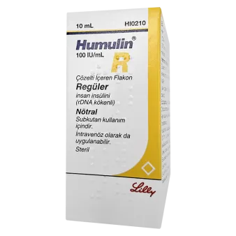 Хумулин Регуляр инсулин (Humulin-R) 100 МЕ/мл, р-р д/ин. 10 мл