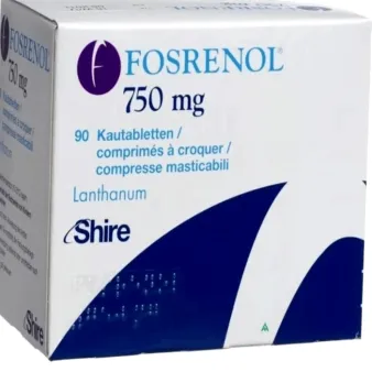 Фосренол таб, 750мг №90